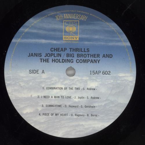 その他 LP/GF Big Brother Cheap Thrills MOVLP464 MUSIC ON VINYL Europe /00400 Big Brother & The Holding Company – Cheap Thrills – Vinyl